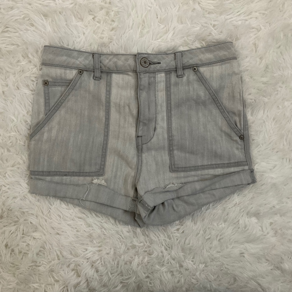 Free People Grey Jean Shorts‎ - Size 27